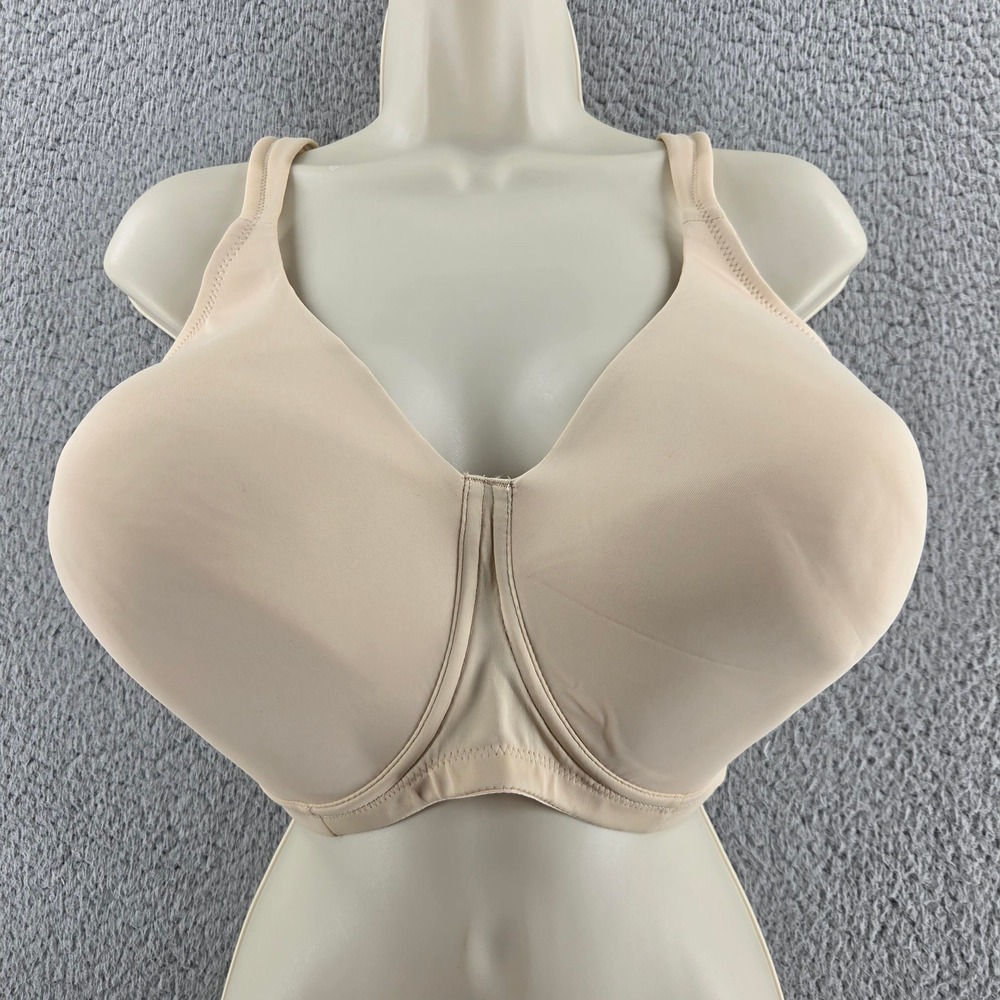 Leading Lady Bra Womens 54C Beige 5042 Nude Wireless Full‎ Coverage Bra